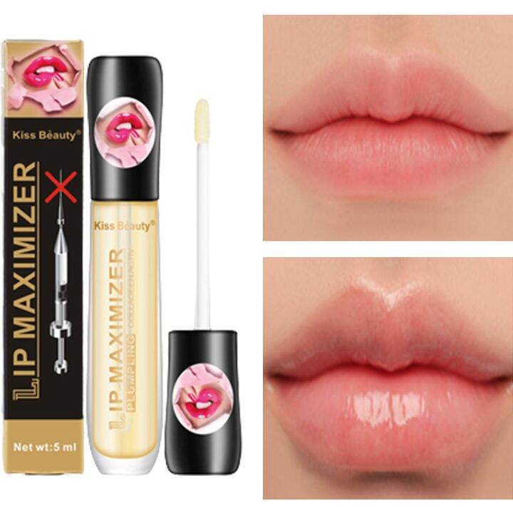 Vitamin E Lip Glow Oil Honey Lip Plumper Extreme Sexy Plumping Lips