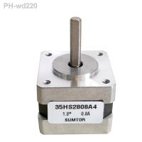 NEMA 14 Stepper Motor with 4-lead Frame 35mm 12N.cm 29mm motor Length Single output shaft and dual output shaft can choose