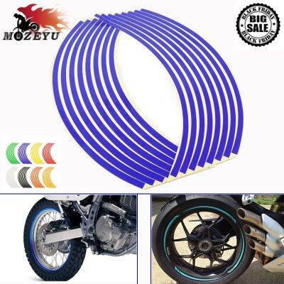 【hot】 16 17inch/18inch wheel Motorcycle Tire Rim Stickers for sv650 sv650s YAMAHA YZF-R25V R15 R125 TMAX530 TMAX 500