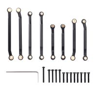 8Pcs Metal High Clearance Suspension Link Rod Set 9749 for Traxxas TRX4M 1/18 RC Crawler Car Upgrade Parts