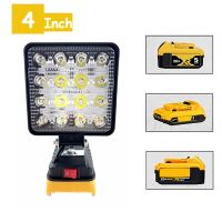 ；’；‘、。 Car LED Work Light Flashlight Powered For Dewalt 18V 20V Max Lithium-Ion Battery Jobsite Lighting  Electric Torch Spotlight