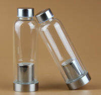 420550มิลลิลิตรกีฬาของฉันแบบพกพาจริง Borosilicate ถ้วยแก้วขวดน้ำกรองชาแก้วเดินทางที่มีการจัดการขวด Infuser