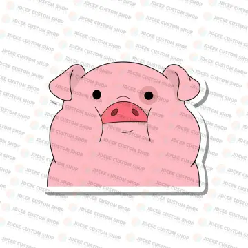 50pcs/set Peppa Pig Stickers Cute Pigs Cartoon Mobile Phone Water Cup  Notebook Suitcase Waterproof Decorative
