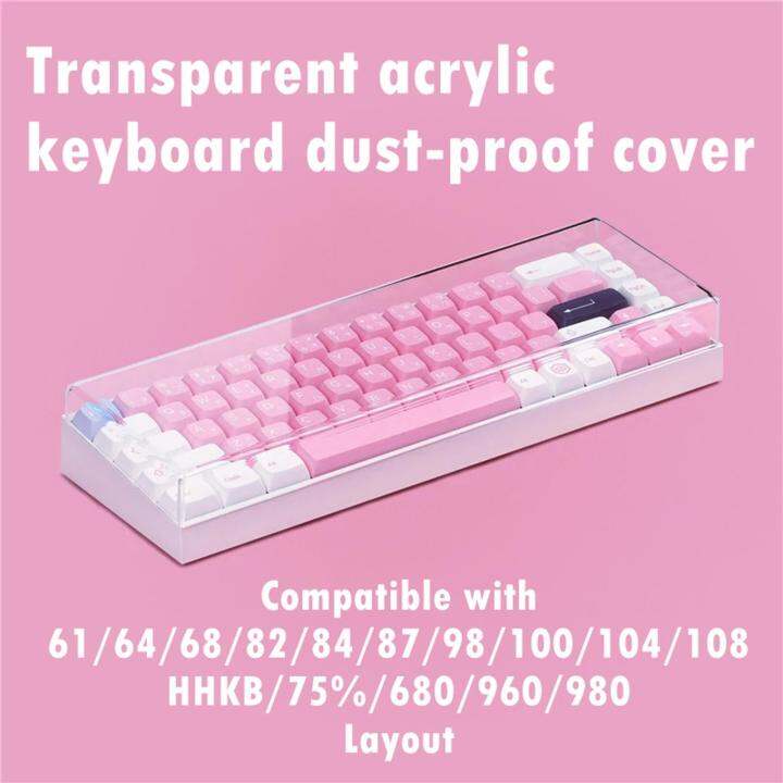 Mechanical Keyboard Cover Clear Anti Dust AntiCat Protection Protector