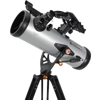 Celestron SSE LT114AZ กล้องโทรทรรศน์ดาราศาสตร์114/1000Mm ขาตั้งกล้องอะลูมิเนียมฉากยึดสำหรับวิปริตและละติจูด