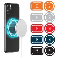 ✙♝❡ Universal Ultra-thin Bracket Wireless Charging Metal Plate Car Magnetic Back Sticker Bracket Mobile Phone Iron Sheet for IPhone