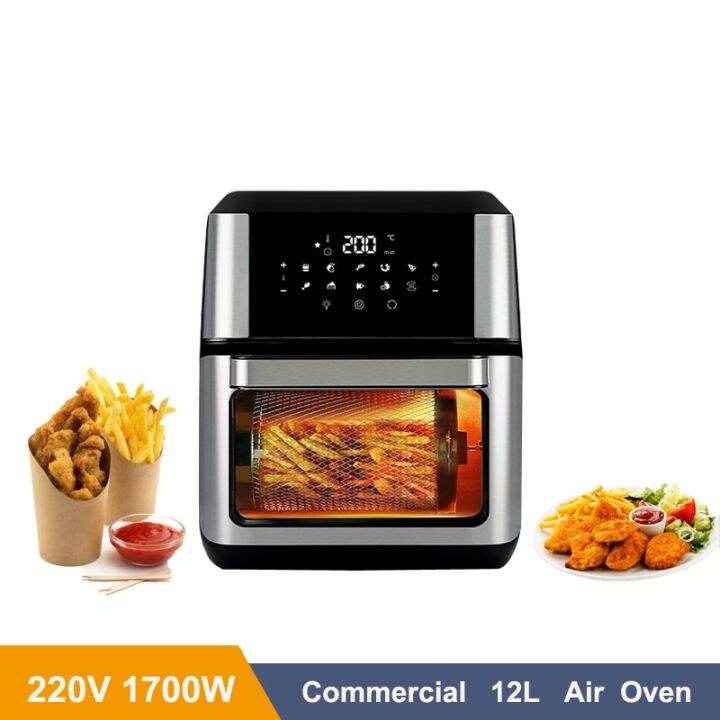 Commercial 10 In 1 Hot Air Fryer Oven 1700 W Intelligent Air Fryer