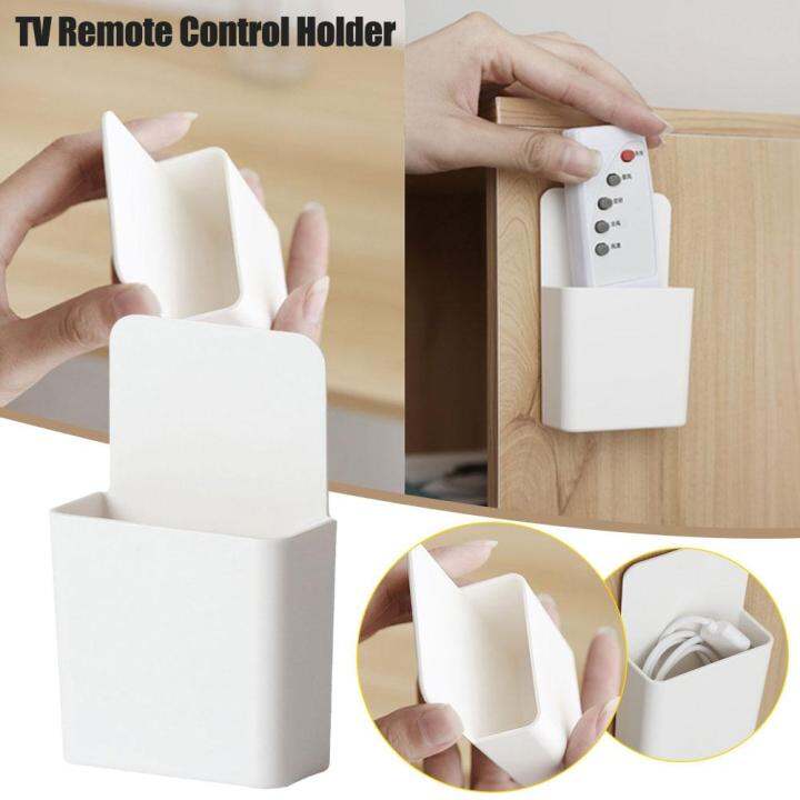 Wall Mounted Remote Control Holder Organizer Storage Plug Organization