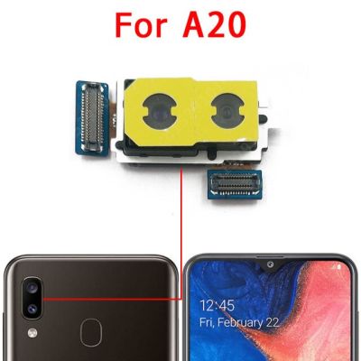 【❂Hot On Sale❂】 anlei3 กล้องหลังด้านหน้าสำหรับ Samsung Galaxy A20 A20e A20s เซลฟี่ด้านหลังโมดูลกล้องอะไหล่ทดแทน