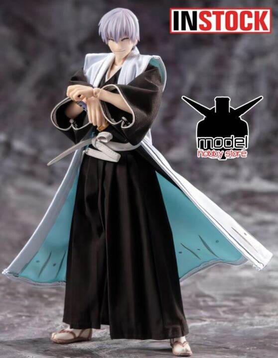 DASIN Anime BLEACH Ichimaru Gin Pvc Action Figure GT Model Toy 1/10