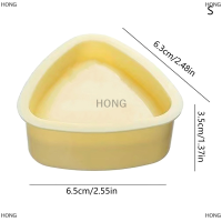 HONG ใหม่แม่พิมพ์ซูชิโอนิกิริแบบกดข้าวปั้นอาหารแม่พิมพ์ทำซูชิทรงสามเหลี่ยมอุปกรณ์เสริมสำหรับเบนโตะในบ้านแบบญี่ปุ่น