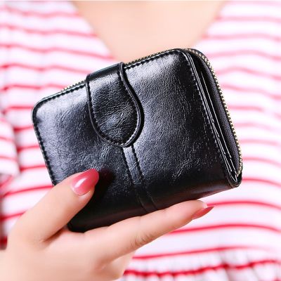 【CC】 Womens Leather Wallet Credit Card Female Coin Purse Fashion Clutch bag Wallets cartera mujer