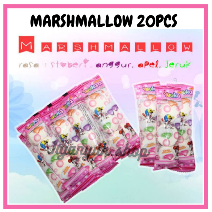 MARSHMALLOW YUPI 20PCS / YUPI MARSHMALLOWS / MARSHMALLOW MAKANAN