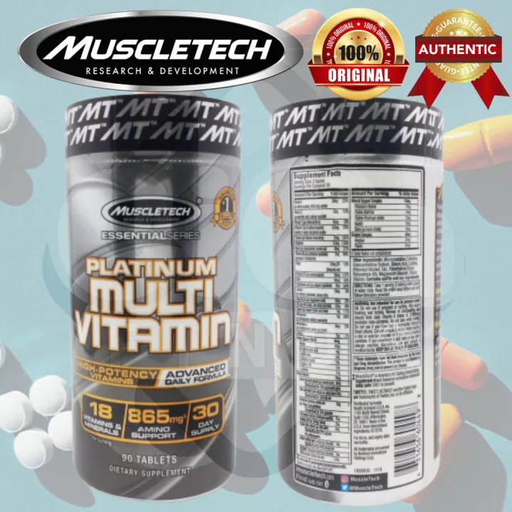 Muscletech Platinum Multivitamin 90 Tabs | Lazada PH