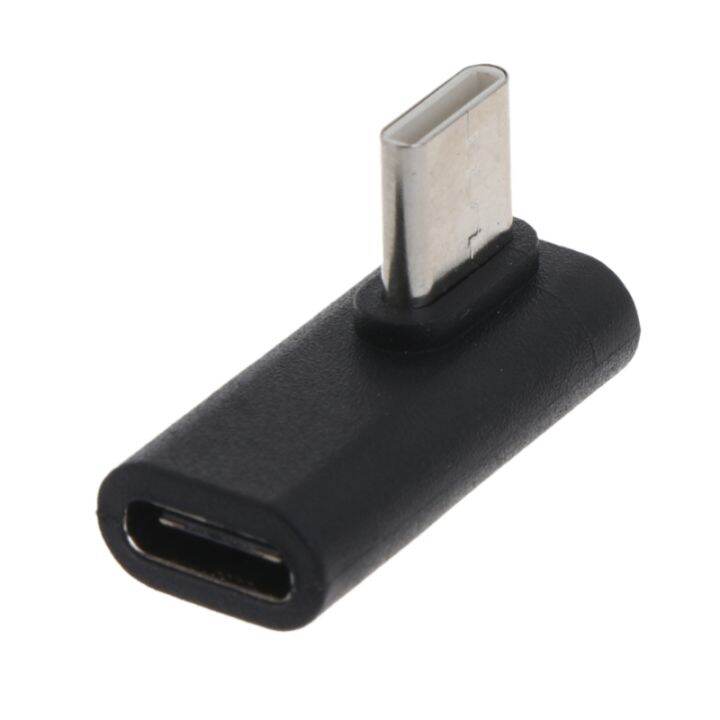 Portable Typec Adapter 480Mbps Data Adapter Type C Female to Male Extender Right Angle USB C to