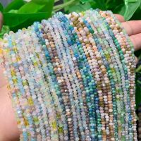 Natural AB Faceted Crystal Quartz Waist Loose Beads For Jewelry Making DIY Woman Charms Bracelet Necklace Earrings Accessorie Cables