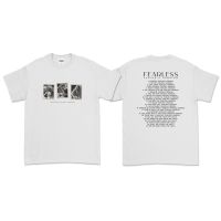 เสื้อยืดคุณภาพดี Taylor SWIFT - เสื้อยืดรุ่น FEARLESS TAYLOR (หน้าหลัง)ท็อปส์ซูผู้หญิง