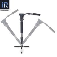 INNOREL ขาตั้ง Monopod ท่องเที่ยว RM60CK 10ชั้นคาร์บอนไฟเบอร์สำหรับกล้องวิดีโอขาตั้งกล้อง SLR ดิจิทัลและฐานขาตั้งกล้องเล็กๆ