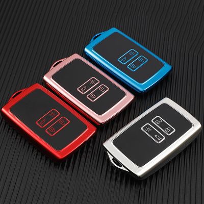 dfthrghd High Quality TPU Car Key Cover Case For Renault Talisman Cap149 Space Clio Megane Koleos Scenic 4 Remote Cards Accessories