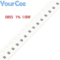 100pcs 0805 SMD Resistor 1% 1/8W 0.1R~20M 0.2 2.4 3.9 4.7 10 30 62 120 820 910 1K 1.2K 1.8K 2.1K 6.8K 10K 20K 910K 10M 20M ohm