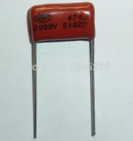 20pcs CBB capacitor 471 2000V 471J 2KV 470pF 0.47nF P15 CBB81 Metallized Polypropylene Film Capacitor