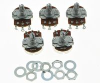 KAISH 10x A500K Large Audio Guitar Pots with Short 15mm Shaft 500K Potentiometers