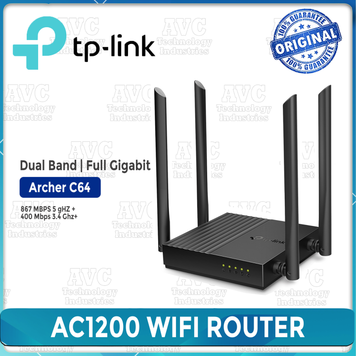 Archer C64, AC1200 Wireless MU-MIMO WiFi Router