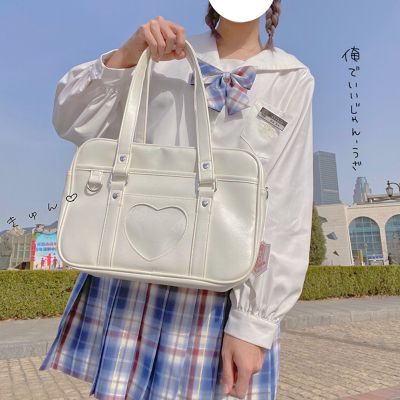 ชุดกระเป๋าสะพายไหล่สำหรับนักเรียนหญิงอะนิเมะ/เส้นทแยงมุมกระเป๋าถือคอสเพลย์-กระเป๋าสะพายไหล่