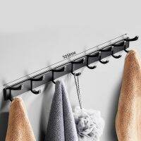 Heavy Duty Wall-mounted Hanging Bathroom Hook Rack Clothes Towel Coat Double Hooks Toilet Shower Robe Door Hanger With Screw