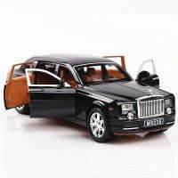 1/24ม้วน Royce Phantom รถรุ่น Simulatie Suv โลหะอัตโนมัติรุ่นดึงกลับฟังก์ชั่น6ประตูเปิดของเล่นสำหรับเด็ก