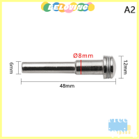 Beloving แฟลชเซล2ชิ้นก้านต่อ3.17มม. 6มม. สว่านใบเลื่อยวงเดือนแผ่นตัดด้ามจับสำหรับการหมุนเหล็กความเร็วสูง