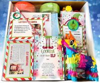 Elf Kit 24วันคริสต์มาสสนุก Elf กิจกรรม Elf Props คริสต์มาสนับถอยหลังของขวัญเด็กวัยรุ่น Xmas กิจกรรมเด็ก Gift