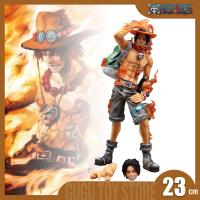 23cm One Piece Figures Ace Anime Figures Portagas D Ace Action Figures Ace Pop Figurine Statue Pvc Model Collectible Toys