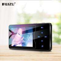 RUIZU D08 8GB โลหะ MP3ผู้เล่น2.4in หน้าจอสี HD MP4เครื่องเล่นวิดีโอแบบพกพา Hifi Lossless Music เล่นอุปกรณ์สัมผัสปุ่มเครื่องเล่นเพลงในตัวสนับสนุนลำโพง FM วิทยุ E-Book A-B ซ้ำ OTG ดาวน์โหลด64การขยายหน่วยความจำ GB Max