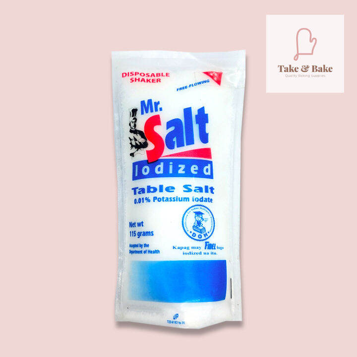 Mr. Salt Iodized Table Salt 115g Lazada PH