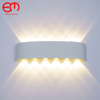 LED Wall Light Outdoor Waterproof Modern Nordic Style Indoor Wall Lamps Living Room Porch Garden Lamp 2W 4W 6W 8W 12W