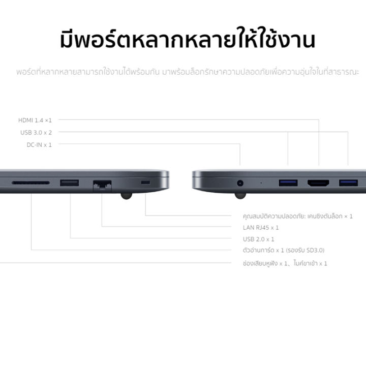 xiaomi-redmibook-15-i5-8-512gb-โน๊ตบุ๊ก-core-i5-11300h-gen-11-intel-จอขนาด-15-6-นิ้ว-แป้นพิมพ์ภาษาไทย-โน๊ตบุ๊คบางเบา-ของแท้-รับประกันศูนย์ไทย-1-ปี