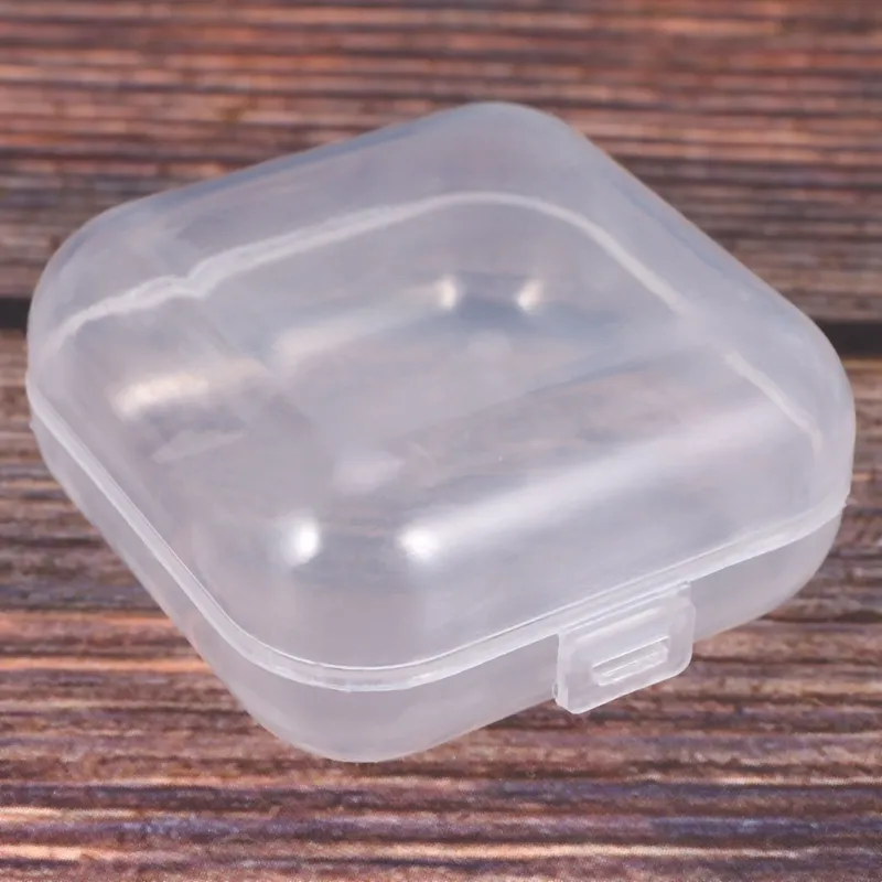 24Pcs Small Clear Plastic Beads Storage Containers Box with Hinged Lid for  Storage of Small Items