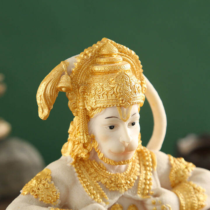 เรซิ่นสร้างสรรค์ชีวิตของชาวโทโมอินเดียหนุมานงานฝีมือตกแต่งพระพุทธเจ้า