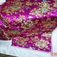 [Free ship] Wholesale Hangzhou silk wedding quilt gold soft satin