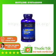 L-arginine 1000mg - Viên uống giải độc gan, cải thiện chức năng gan