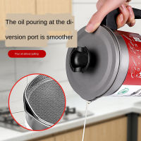 Leakproof Can Grease Container Kitchen Tool Kettle Cooking Separator Multifunction Frying Pot With Strainer Oil Storage