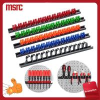 MSRC ราวแขวนราง ที่ใส่ประแจ เครื่องมือฮาร์ดแวร์สำหรับทำงาน พลาสติกทำจากพลาสติก ชั้นเก็บไขควง มืออาชีพอย่างมืออาชีพ ติดผนังแบบติดผนัง ตัวจัดการไขควง โรงจอดรถ