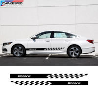 Sport Stripes Car Door Side Skirt Sticker For Honda-Accord Coupe PHEV Type S TOURING Auto Body Decor Vinyl Decals