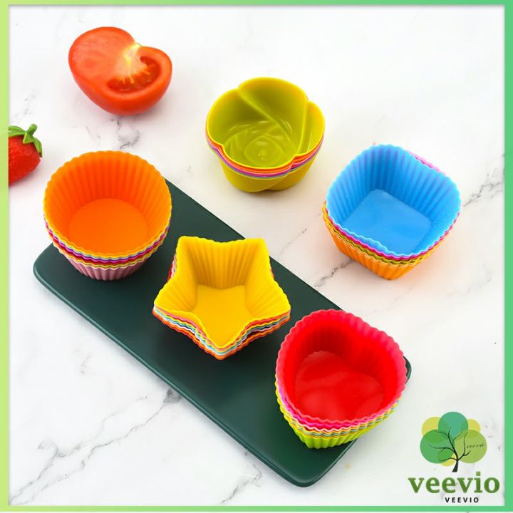 veevio-พิมพ์ซิลิโคน-พิมพ์ขนม-พิมพ์วุ้น-silicone-cake-cups