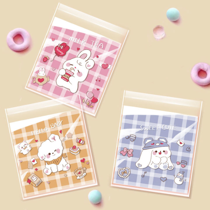 rabbit-snack-bag-stationery-packaging-bags-cookie-packaging-bag-cute-packaging-bag-transparent-packaging-bag-cartoon-packaging-bag