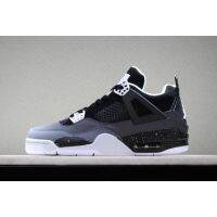 2023 HOT 【Original】 ΝΙΚΕ A J 4 Retro Fear BlackWhite-Cool Grey-Pure Platinumˉ Basketball Shoes