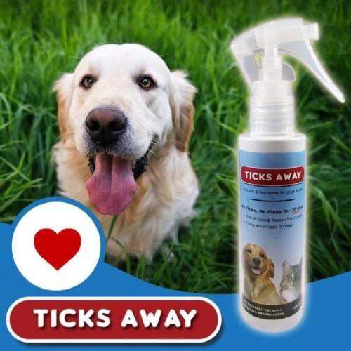 View of Original Tick Away Spray 100ml for Dogs Cats Anti-Tick Garapata Flea ...