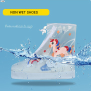 PAlight bọc giày không thấm nước overshoes giày bảo vệ với khóa dây kéo