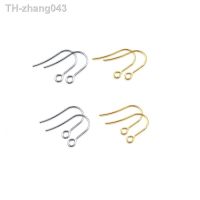 Semitree 100pcs Stainless Steel Ear Wires Simple Earrings Hook for Crafts Earring Findings Diy Jewelry Handcrafted Accessories